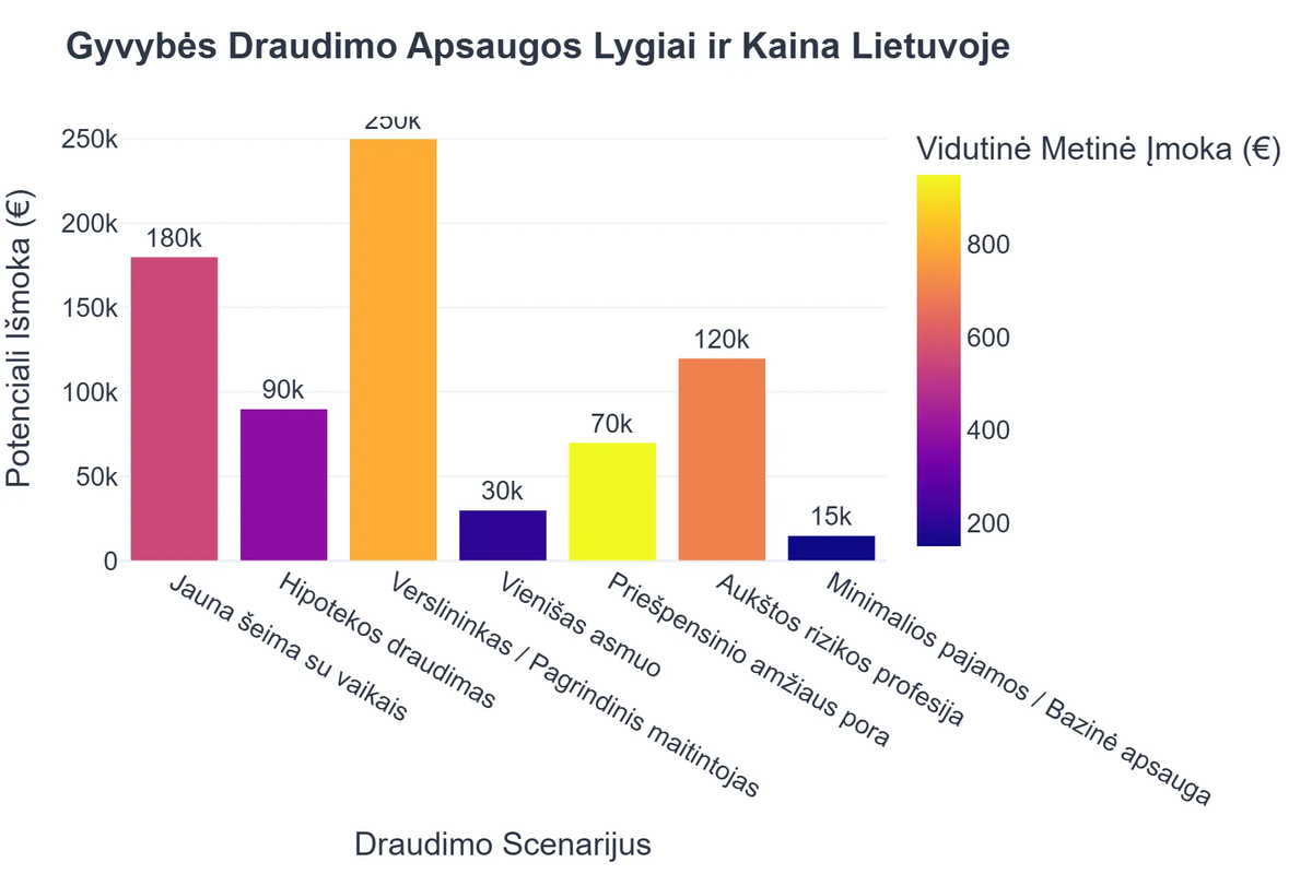 Gyvybės Draudimo Apsaugos Lygiai ir Kaina Lietuvoje