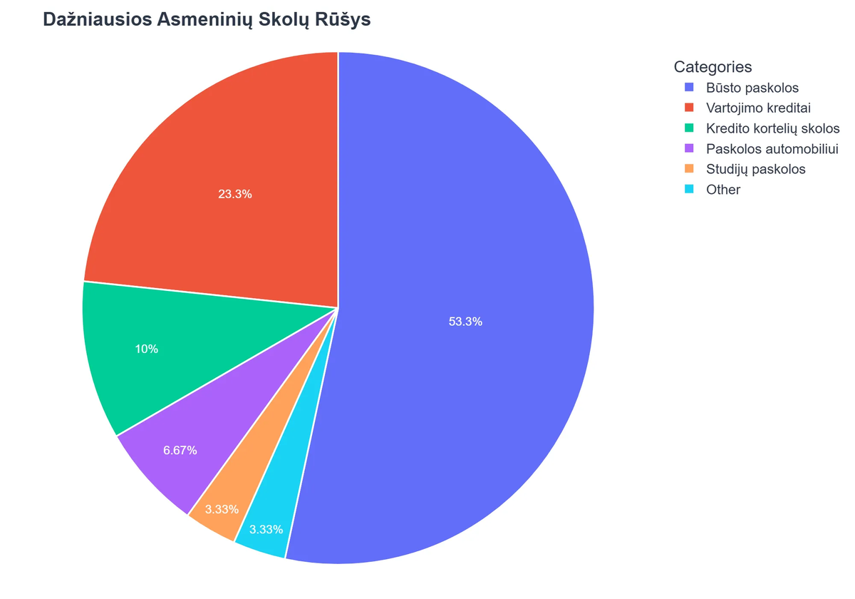 Dažniausios Asmeninių Skolų Rūšys