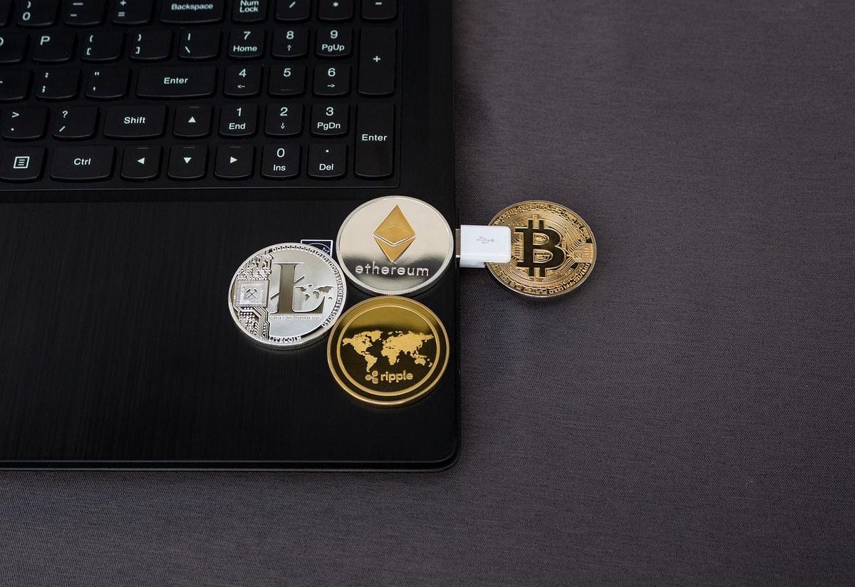 A sleek, futuristic hand interacts with a multi-layered holographic projection of a cryptocurrency, where visible layers reveal intertwined data points: complex blockchain code, dynamic market charts, and glowing network connections representing community, all within a dark, high-tech analytical environment.
