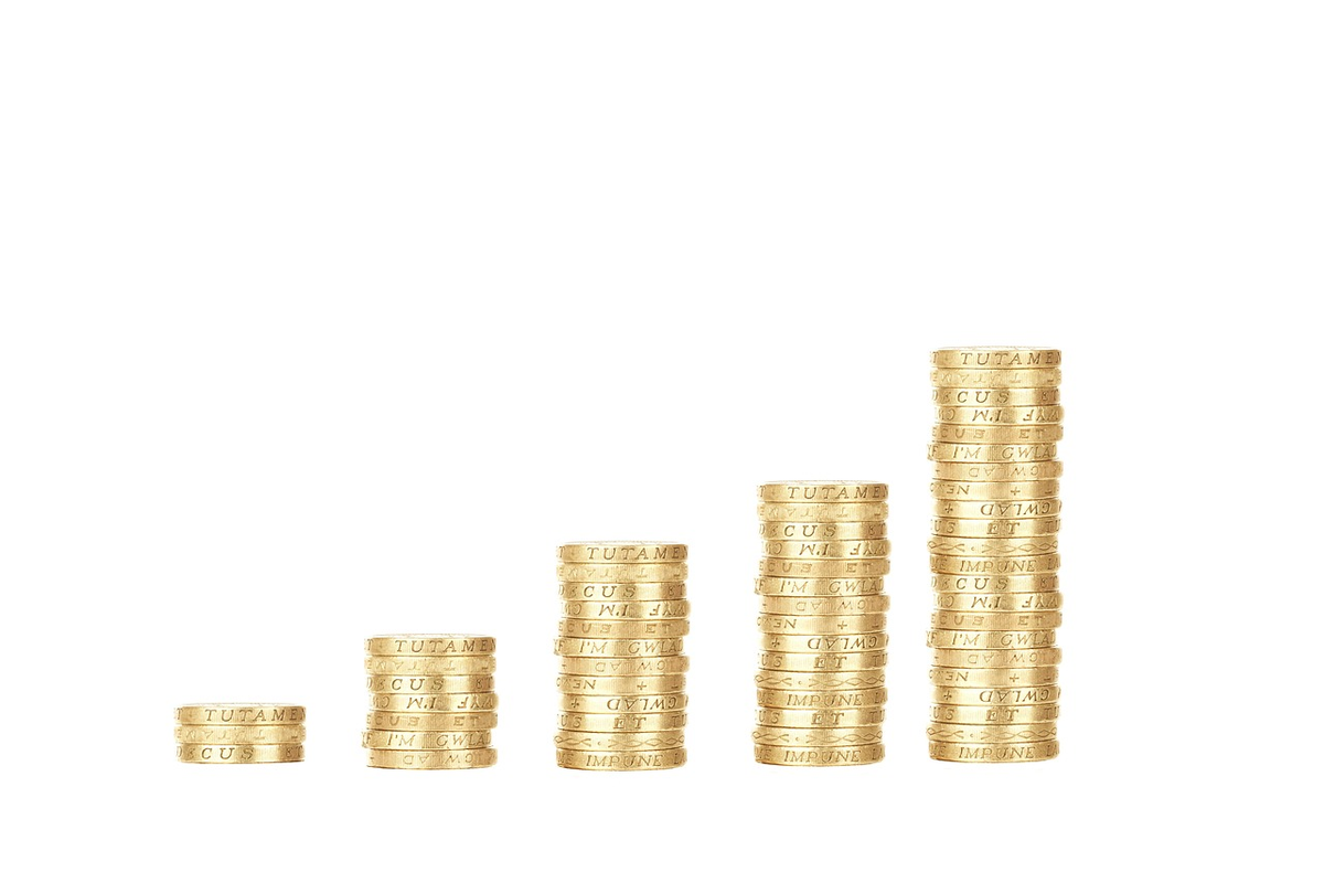 A detailed image of a balanced scale: one pan holds various investment symbols (upward trending stock charts, gold coins, dividend icons), while the other holds official tax forms, a pen, and a calculator, visually representing legal and tax considerations for investment income.