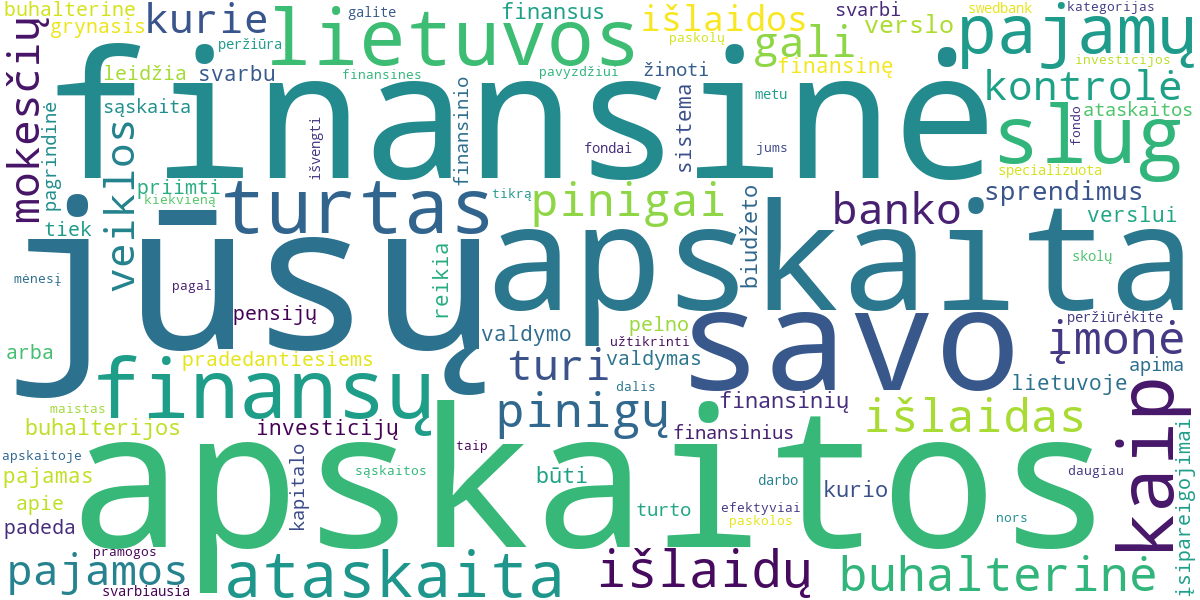 Word cloud for article: Buhalterinės Apskaitos Pagrindai: Išsamus Vadovas Pradedantiesiems
